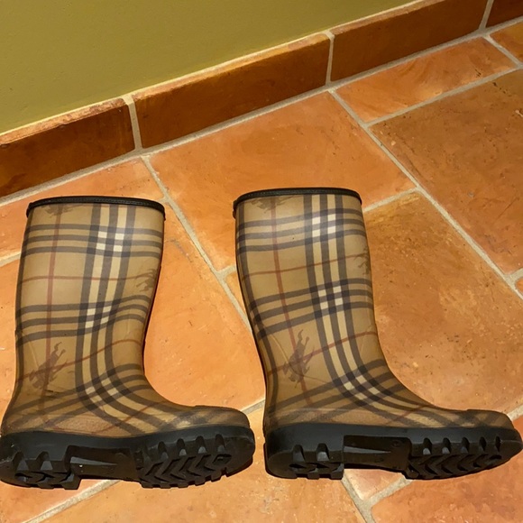 Burberry Rain Boots - Picture 1 of 6
